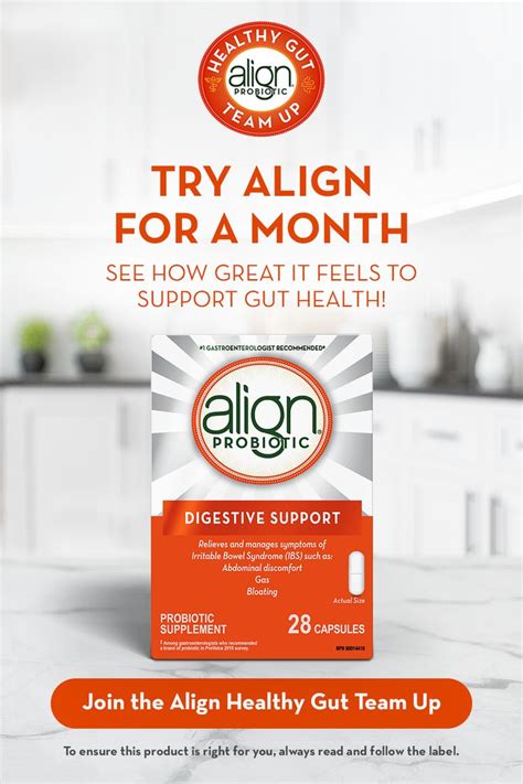 Align Digestive Support Probiotic Supplement Capsules Healthy Gut