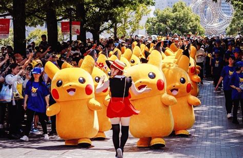 Japans Iconic Pikachu Outbreak Parade Happening In Taipei Over The