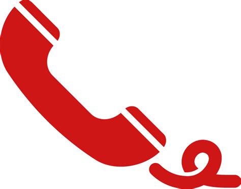 Red Phone Call Icon Png Rwanda 24