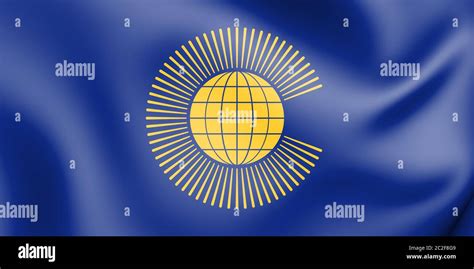 3d Flag Of Commonwealth Of Nations 3d Illustration Stock Photo Alamy