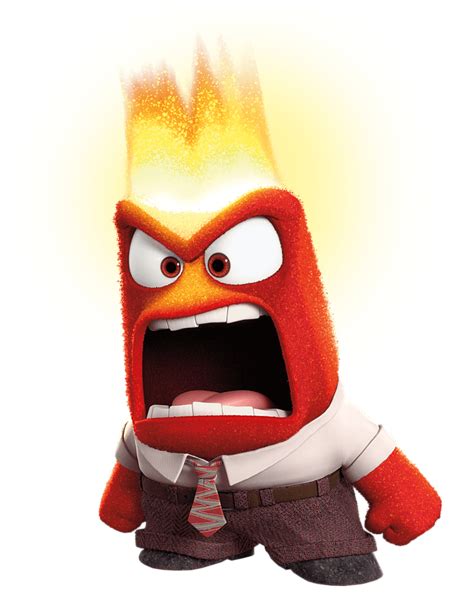 Anger Inside Out Transparent PNG Clip Art Image | Movie inside out, Inside out characters ...