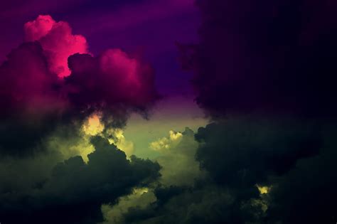 Sky Clouds Colorful Dark Hd Wallpaper Peakpx