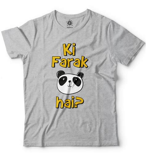 Buy Ki Farak Panda T Shirt In Stock