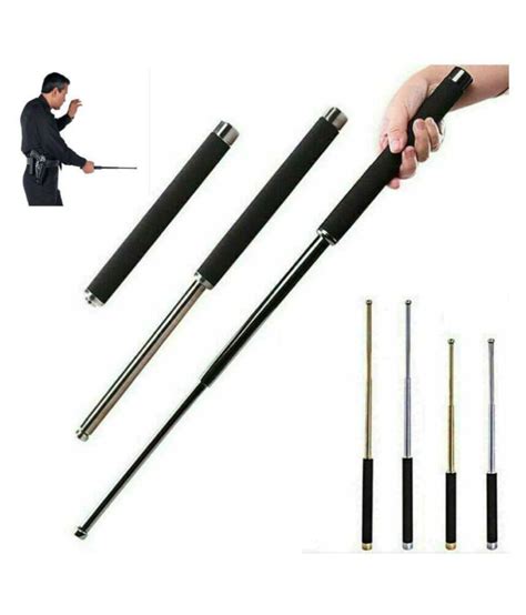 Self Defence Tactical Rod 24 Heavy Metal And Extandable Iron Baton