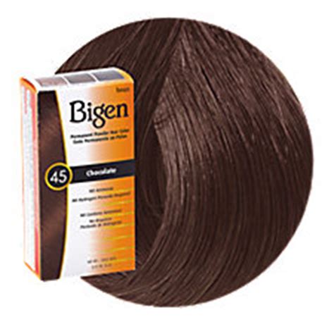 No more worries about messy drips or stains on skin. Bigen Hair Color #45 Chocolate