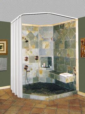 Shower rods that mount directly to the ceiling trax sells home decorating products to bathroom remodelers. Shower Rods: Neo-Angle Ceiling Shower Curtain Rod