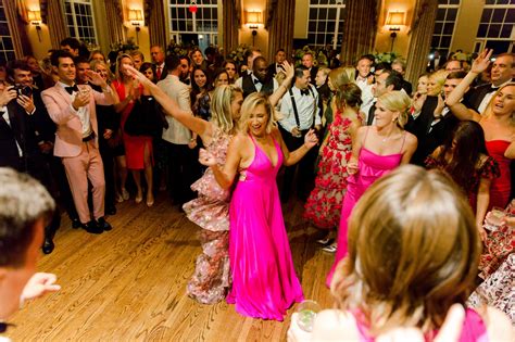 These Sparkly Floral And Hot Pink Bridesmaids Dresses Take Mix And