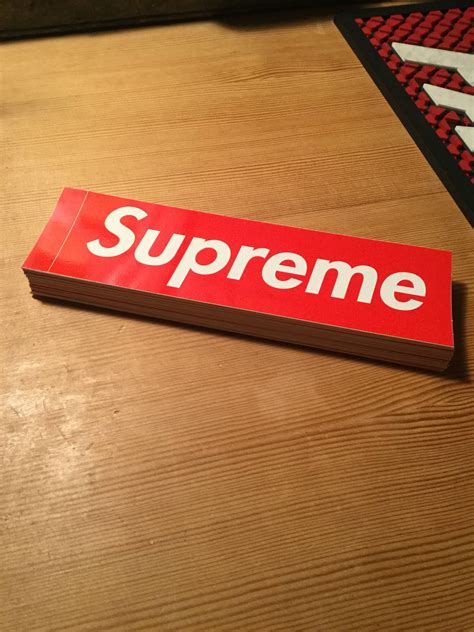 Supreme 50x Box Logo Stickers Grailed