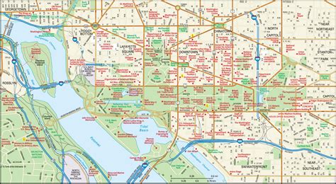 Washington Dc Map And Travel Guide Maps Of Washington Dc
