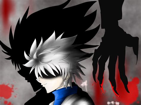 Killua And Shadow Of Hiei From Ghost Fighter By Onerosheru On Deviantart