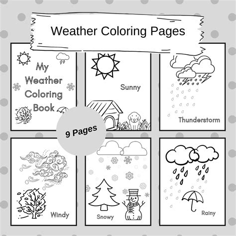 Preschool Printable Weather Coloring Pages Each Print - vrogue.co