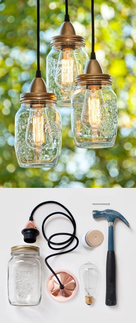 Popular Diy Crafts Blog How To Make A Hanging Jar Lamps