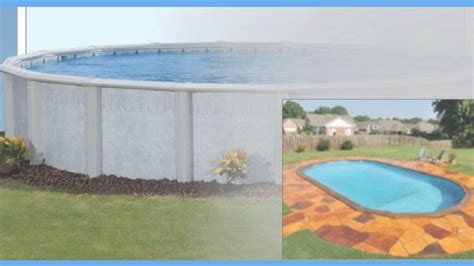 How To Put Above Ground Pool In Ground Straight Moll1954