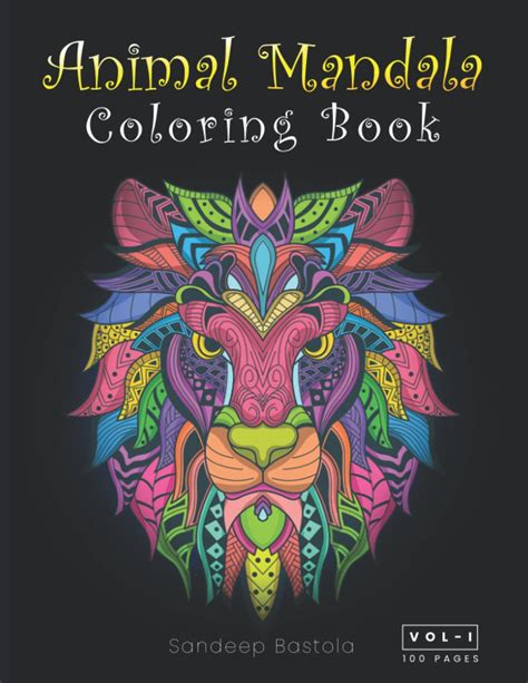 Animal Mandala Coloring Book With 100 Animals And Bird Sketches To