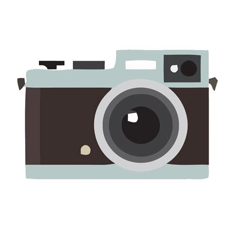 Camera Photography Vector Creative Flat Retro Camera Png Download