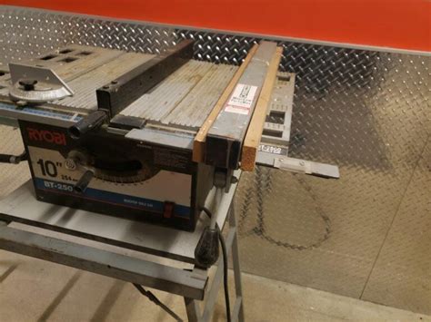 Ryobi 10″ Bt 2500 Benchtop Table Saw With Stand Chicago Hvac Tools