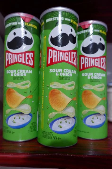 Pringles Original And Sour Cream And Onion 149 Grams Per Cylinder