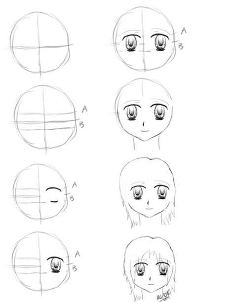 How To Draw Anime Step By Step For Beginners Anime Drawings For