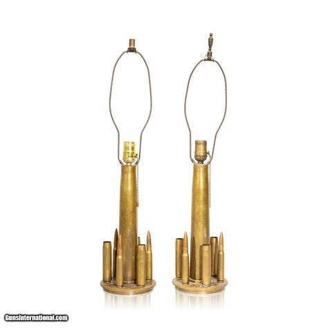 Pair Trench Art Lamps