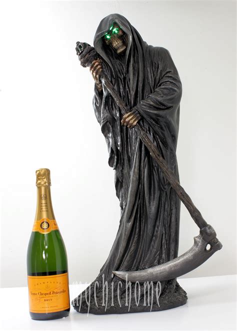 Grim Reaper Statue Death Sculpture Model Ornament