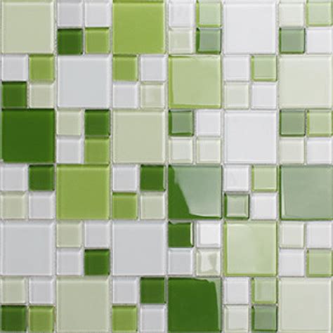 Green Glass Mosaic Window Countertop Crystal Glass Tile Backsplash Bathroom Mirror Wall Tiles