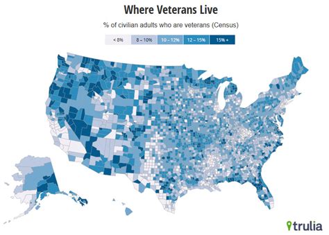 Where Americas Veterans Live Mapped Vox