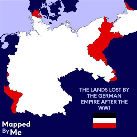 The Lands Lost By The German Empire After The Maps On The Web