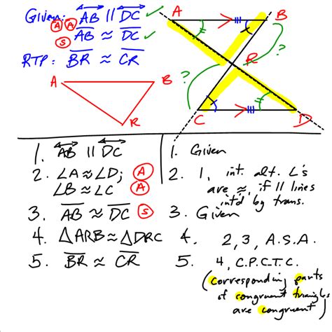 Geometry Proofs Worksheets With Answers