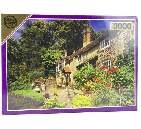 The Stone Cottage Deluxe 3000 Piece Jigsaw Puzzle By Falcon Brand New