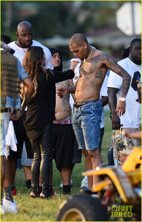 photo chris brown goes shirtless for new music video shoot 18 photo 3451497 just jared