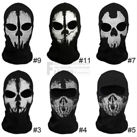 Call Of Duty 10 Cod Ghosts Logan Balaclava Ski Skull Hood