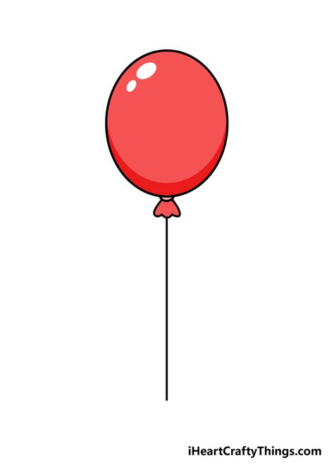 Balloon Drawing How To Draw A Balloon Step By Step