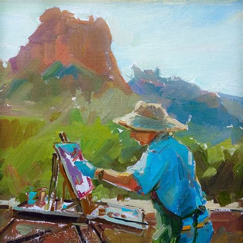 Capturing The Light By Tracey Frugoli Oil 8 X 8 Easels Morning
