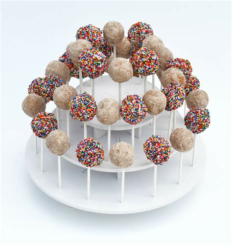 Then, it's just a matter of adding your cake pops to your diy cake pop holder. 3 Tier Round Cake Pop Display Stand | eBay