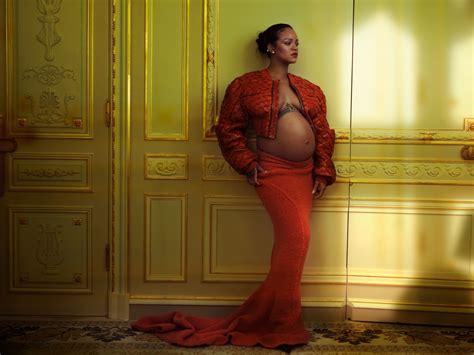 rihanna rewrites pregnancy fashion with love lensed by annie leibovitz for vogue us — anne of