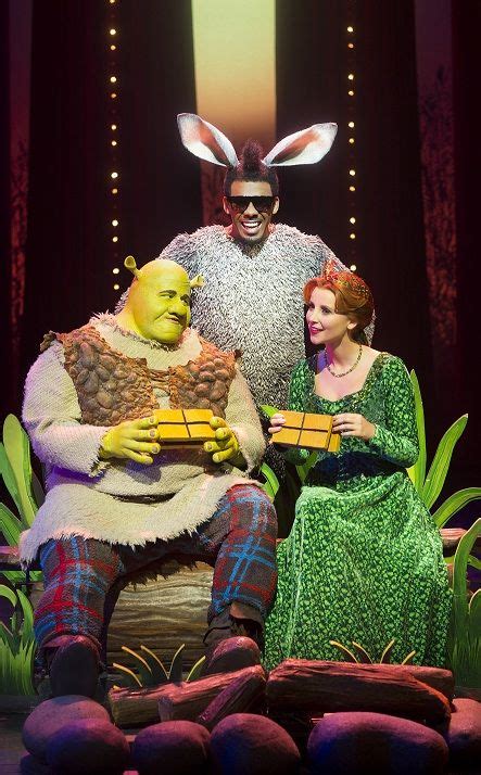Shrek Production Shot Dean Chisnall As Shrek Carly Stenson As