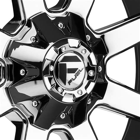 Fuel® D260 Maverick 2pc Forged Center Wheels Black With Chrome Face Rims