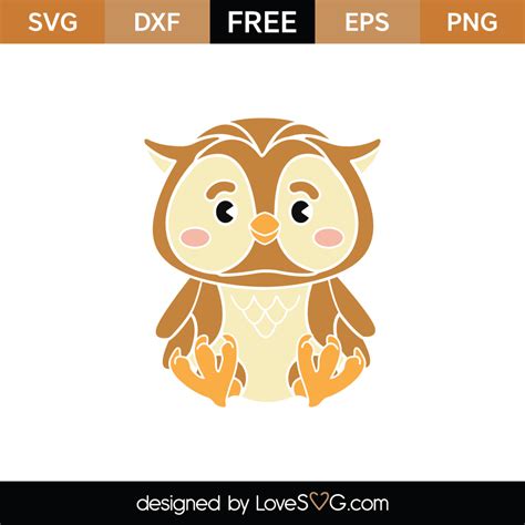 Free Owl Svg Cut File