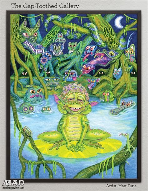 And recently, matt furie teamed up with save the frogs! Pepe the Frog Creator Matt Furie Reimagines Character in MAD