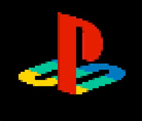 Playstation 1 Logo Pixelated Pixel Art Maker