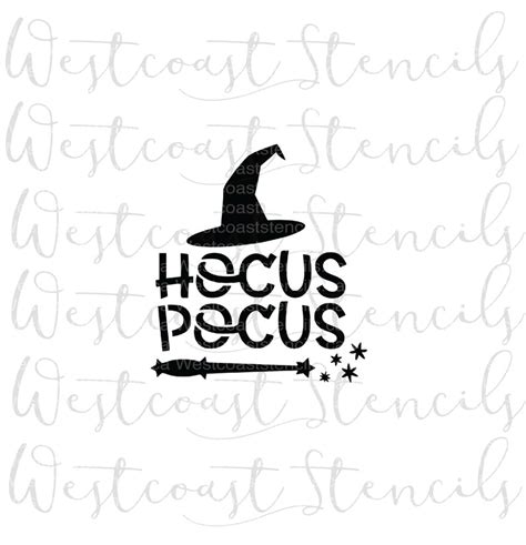 Printable Hocus Pocus Stencil Printable World Holiday