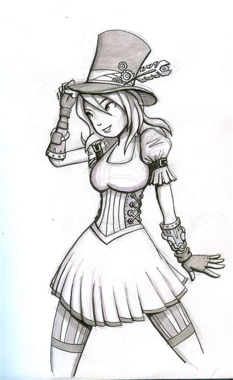 Steampunk Girl By Mecra On Deviantart