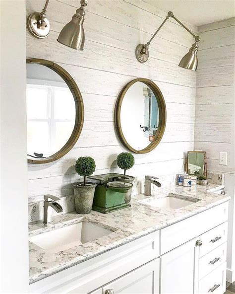 Wallpaper is a great way to give your bathroom a stylish look full of color and pattern. WallPops Shiplap Reclaimed Wood Peel and Stick Wallpaper ...