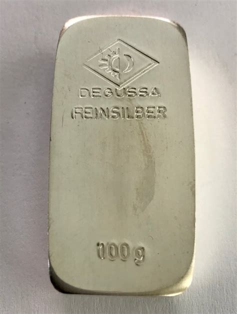 100 Grammes Argent 999 Degussa Catawiki