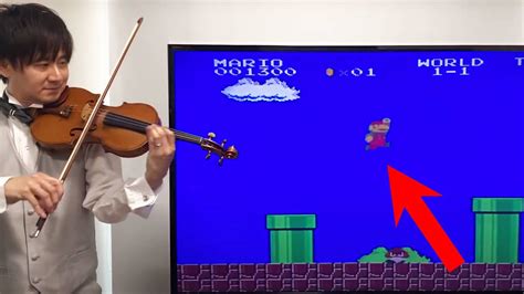 Violin Virtuoso Plays Iconic Super Mario Bros Sound Effects With