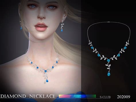Flower Diamond Necklace Hope You Like Thank You Found In Tsr