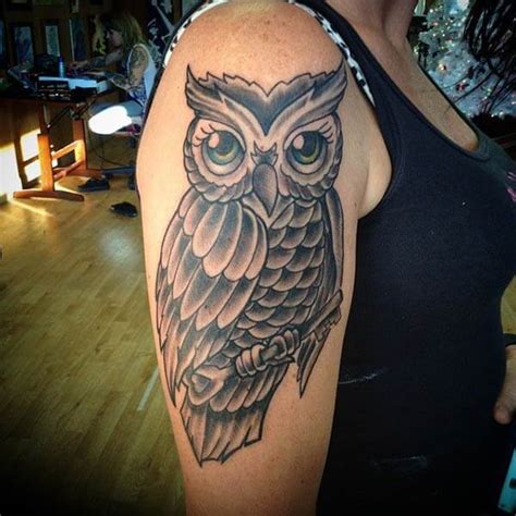 Owl tattoo is the best choice for women as they are very mysterious and a unique design. Owl tattoos for Women - Best Owl Tattoo Tattoos Ideas