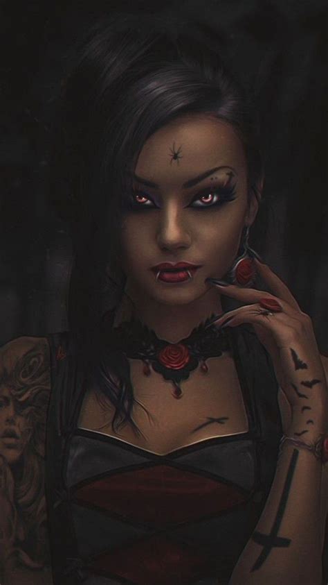 Pin By Badsport On Bad Girls Vampire Art Fantasy Art Women Dark