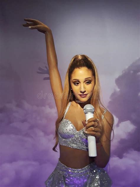 Wax Figure Of Ariana Grande Madame Tussauds Amsterdam Editorial Photography Image Of Museum