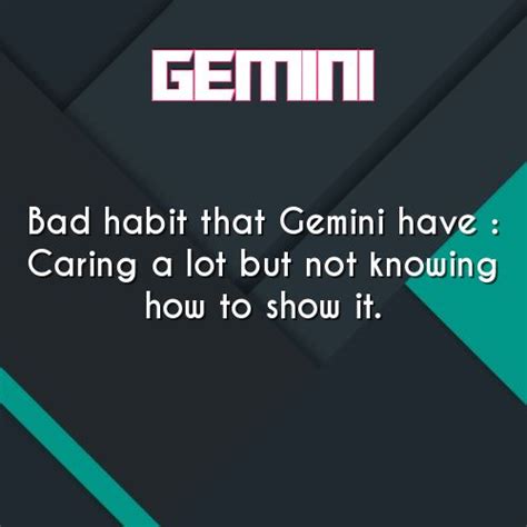 Geminis Do Care Just Don T Know How To Show It I Swear I M Not A